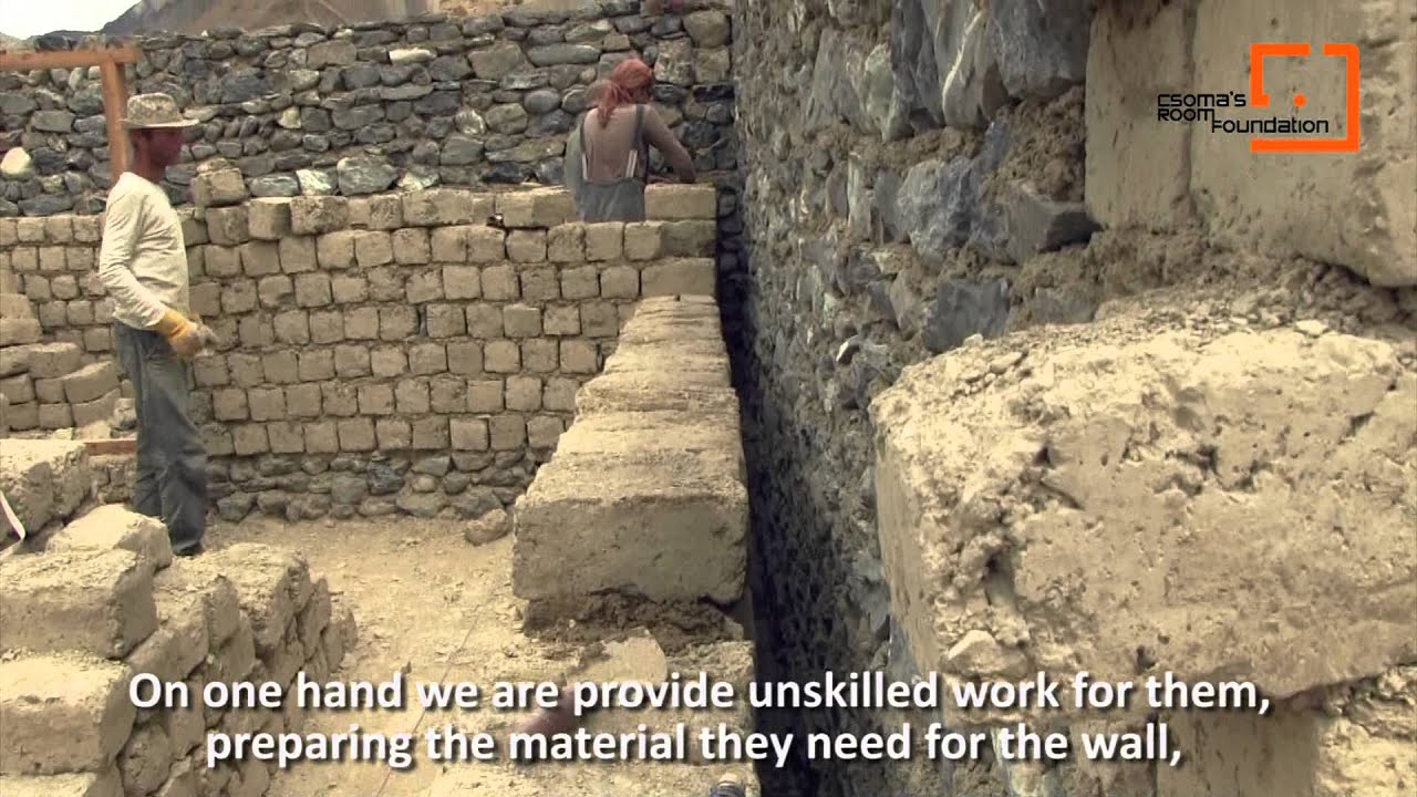 Csoma`s Room Project, August 2012, Zangla, Ladakh, India