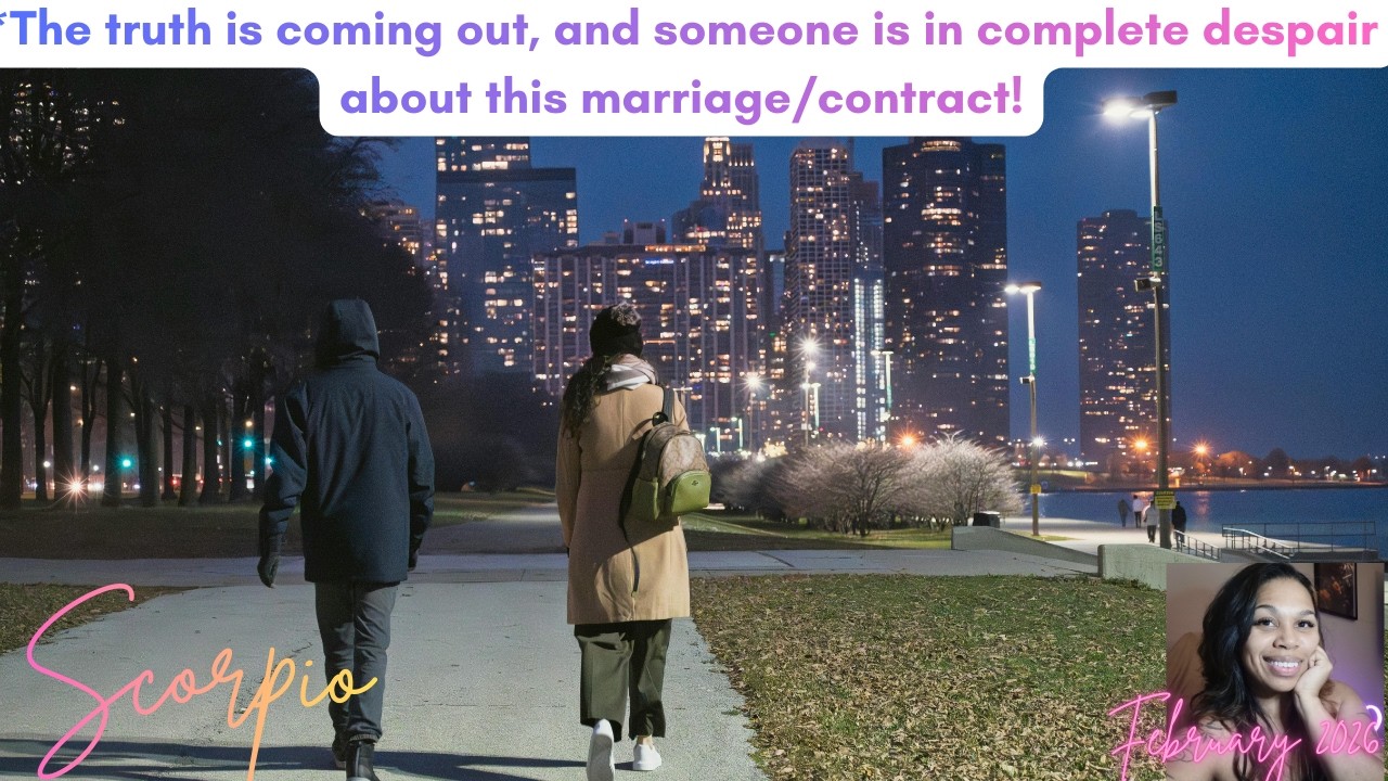 Scorpio *The truth is coming out, and someone is in complete despair about this marriage/contract!