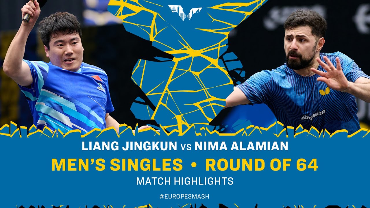 Liang Jingkun vs Nima Alamian | MS R64 | #EuropeSmash 2025