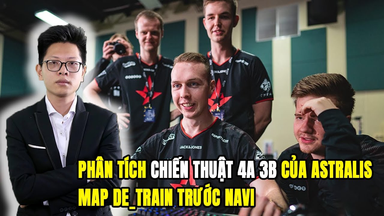 Phân tích chiến thuật 4A 3B của Astralis map de_train trước Navi