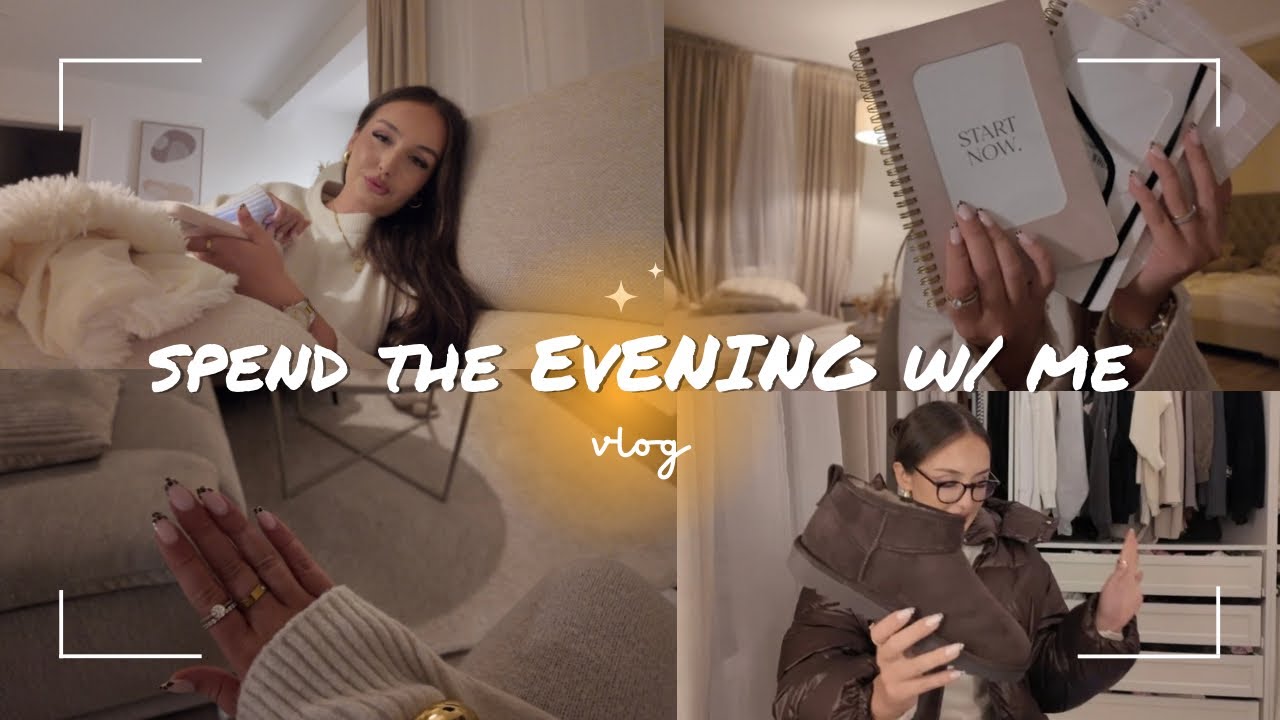 EVENING VLOG 🤍✨ neue Winterboots, Nägel & Planner