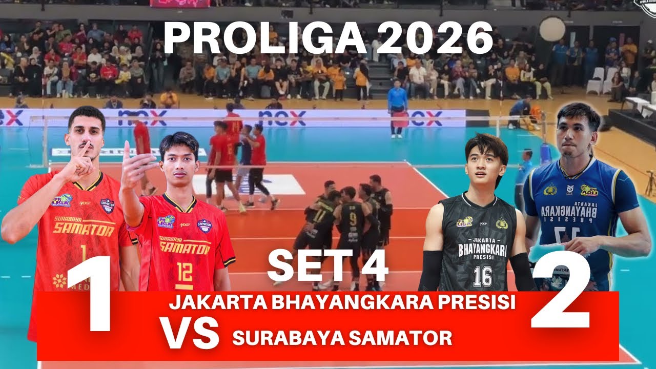 SET 4 PENENTUAN! Bhayangkara Presisi vs Surabaya Samator | Proliga 2026🔥