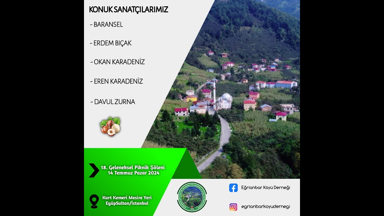 Dernek Yönetim Kurulu ve Köylülerimiz İle Beraber Piknik Alanına Giriş ve Sonrasında Davul Zurna