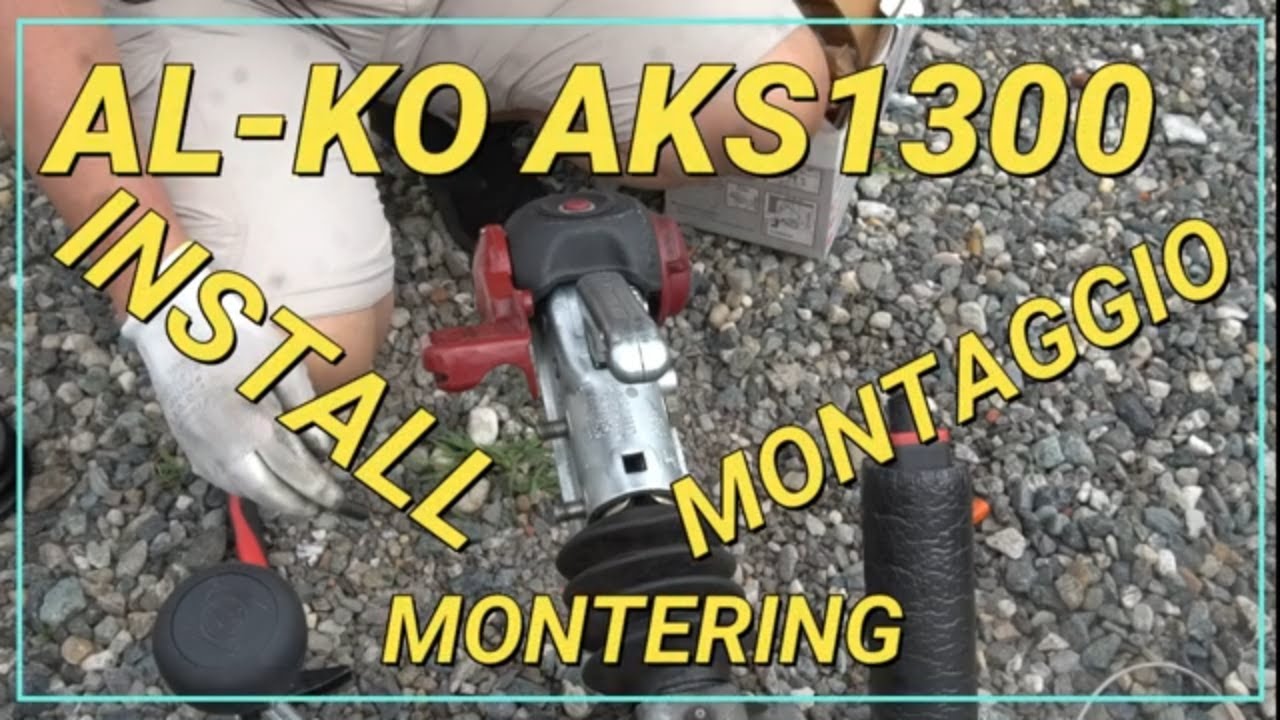 Installazione stabilizzatore caravan AL KO AKS1300 Howto DIY install caravan stabilizer AL-KOAKS1300
