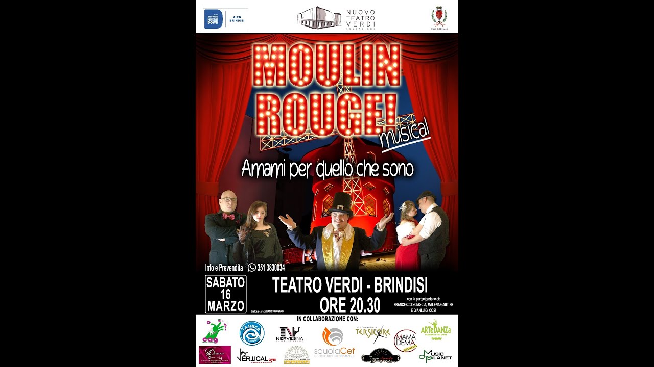 Brindisi - AIPD Brindisi Moulin Rouge - Amami per quello che sono 13 marzo 2024