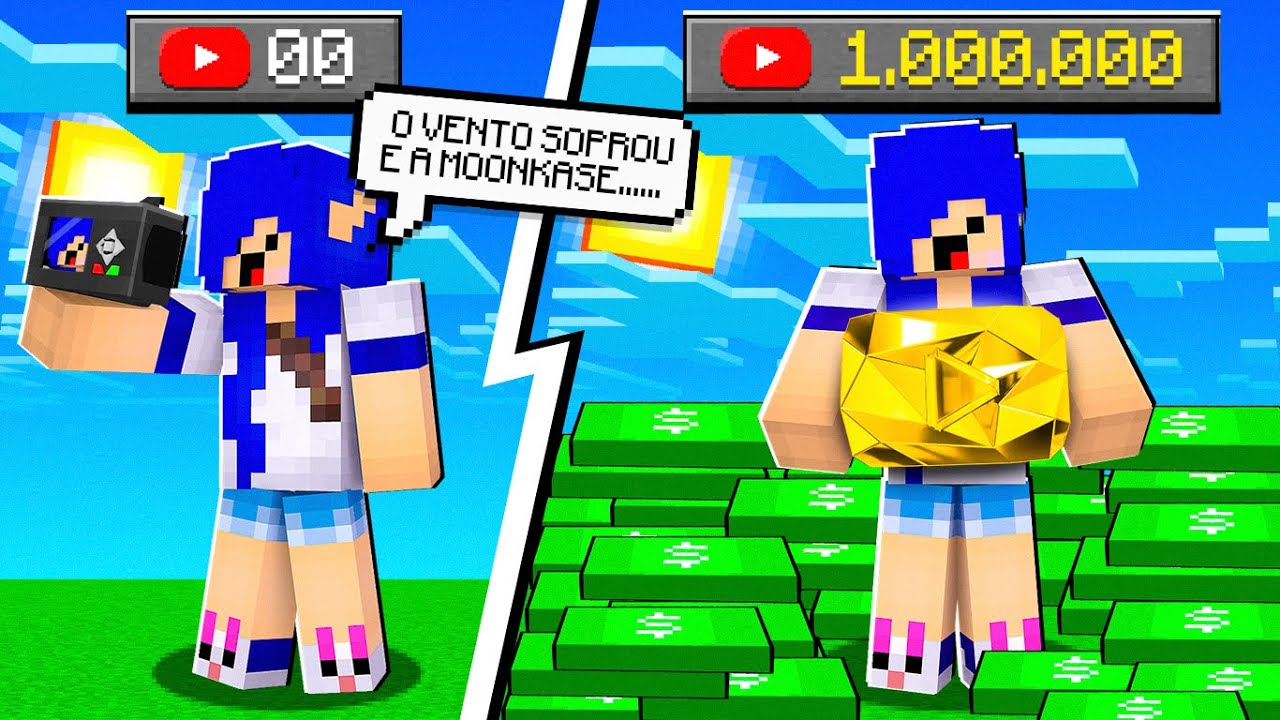 minecraft só que em um Simulador de YOUTUBER!