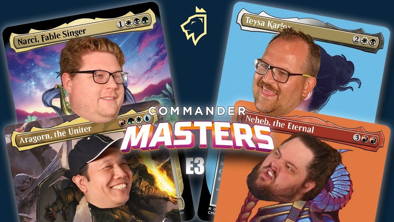 Commander Masters EDH Gameplay E3 | Narci vs Teysa vs Neheb vs Aragorn | Magic the Gathering