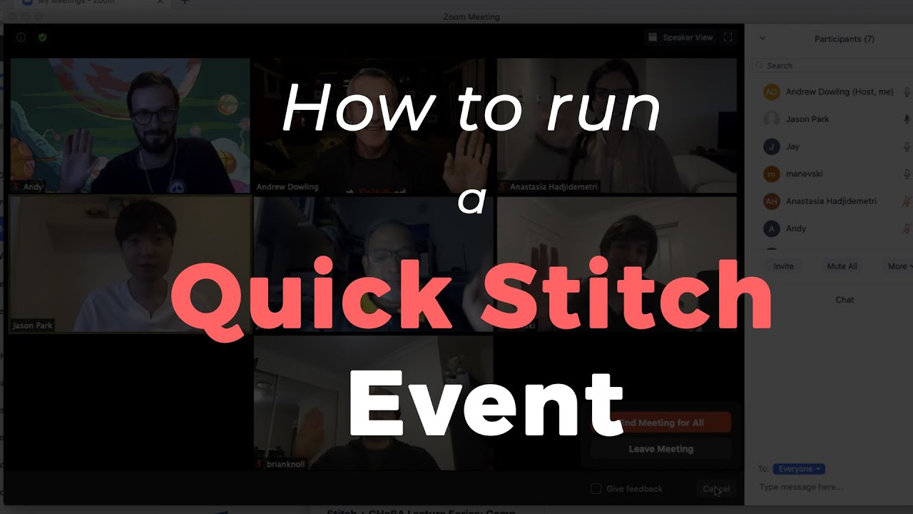 How to run a 