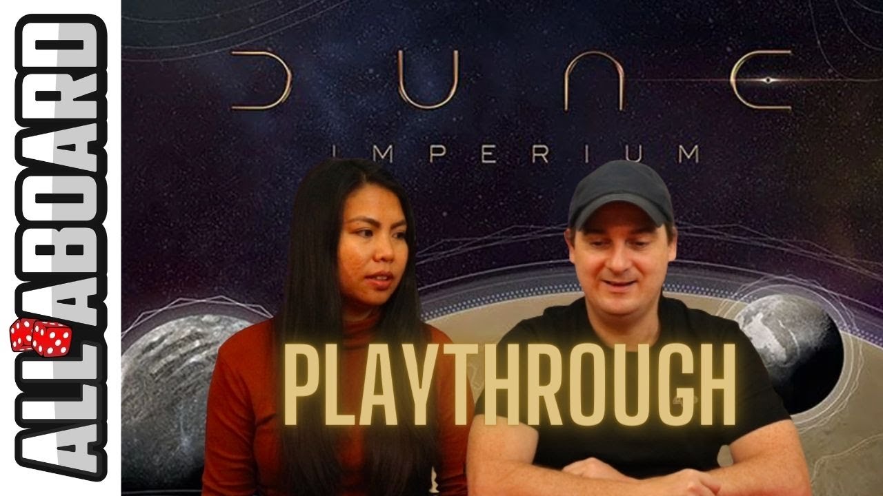 DUNE IMPERIUM | Board Game | 2-Player Playthrough | The Spice Must Flow