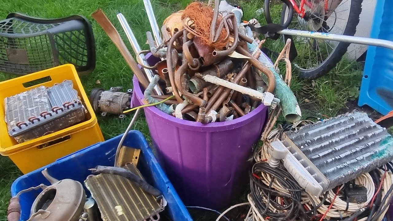 HUGE non ferrous scrap sort out and scrap yard run copper brass ect BIG PAY DAY