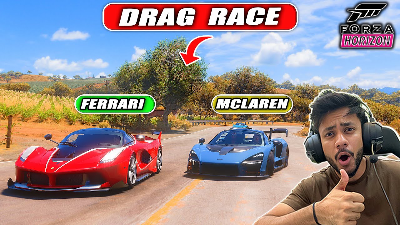 LAFERRARI VS MCLAREN EXTREME DRAG RACE ! 🔥😱 FORZA HORIZON 5