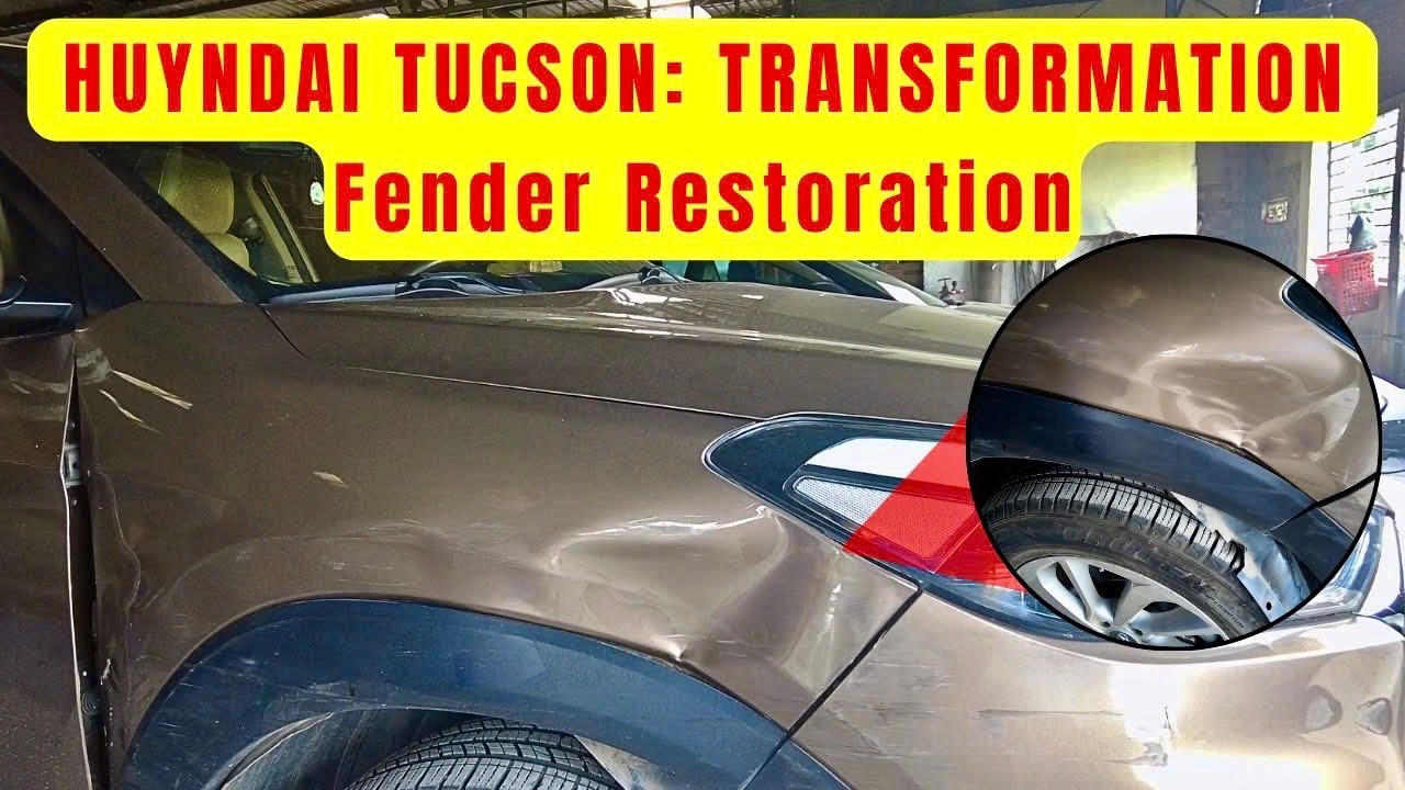 Hyundai Tucson Fender Restoration: Before & After - Unbelievable Transformation