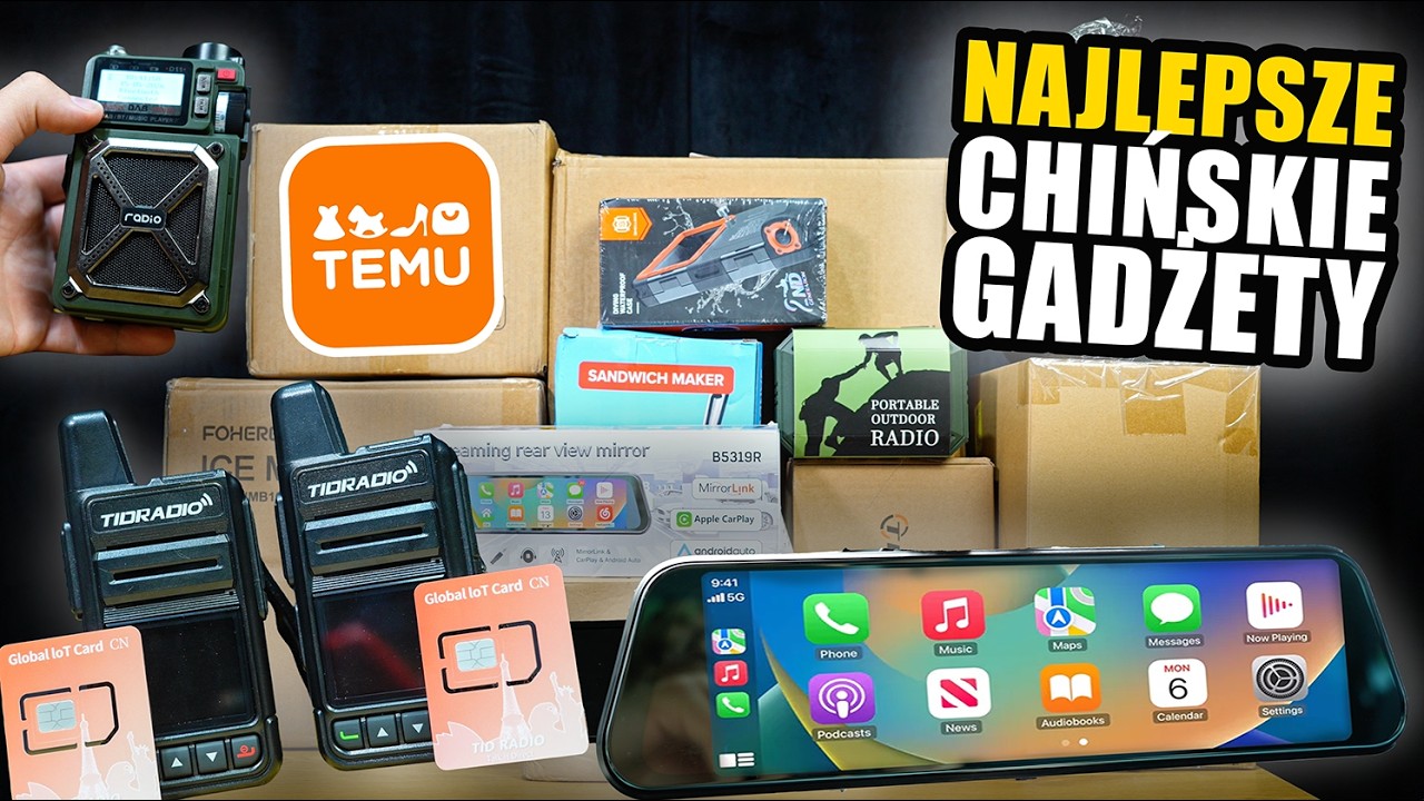 Najlepsze Chińskie Gadżety z TEMU! - MEGA ZESTAWIENIE!