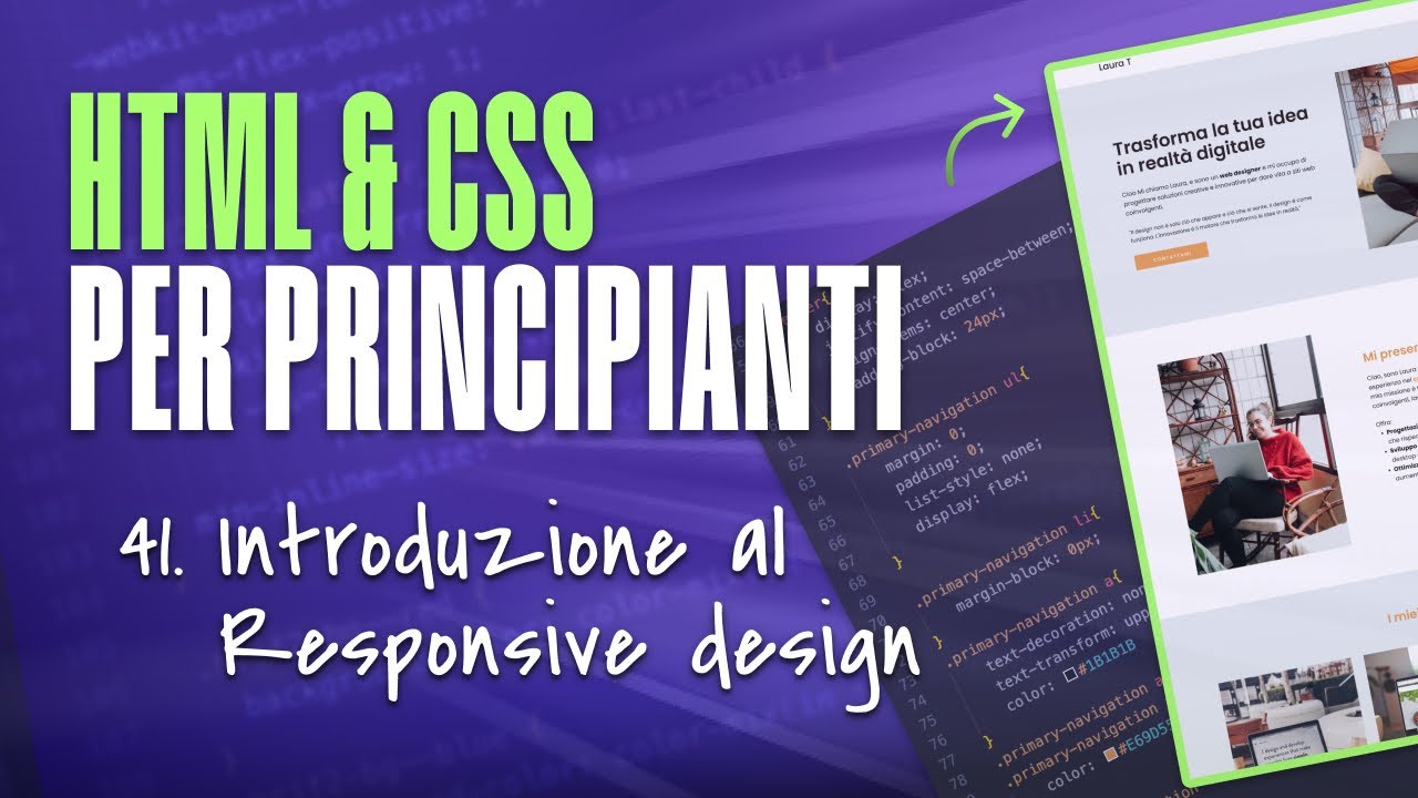 HTML e CSS per principianti: Introduzione al Responsive design