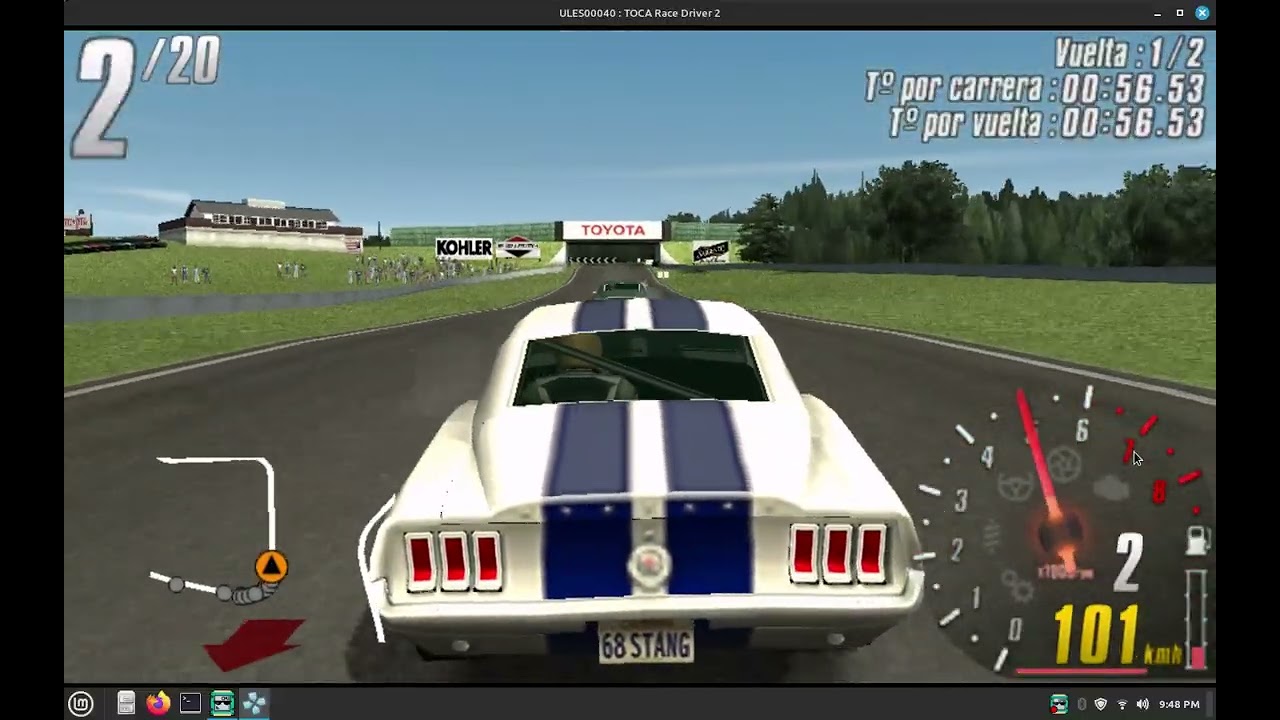 PSP Emulator - TOCA Race Driver 2 / Parte 1 / PC Gameplay