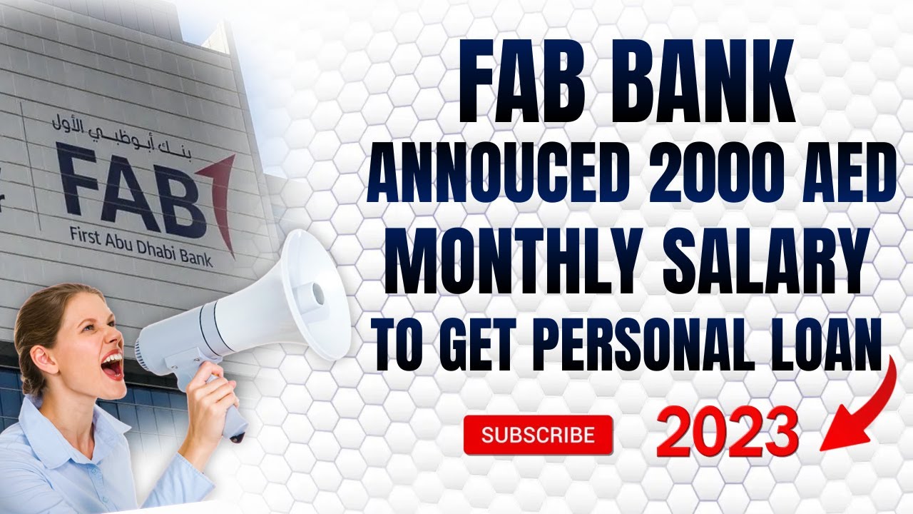 Fab Bank Personal Loan in UAE With 2000 Monthly Salary | Karz | FAB Bank Loan