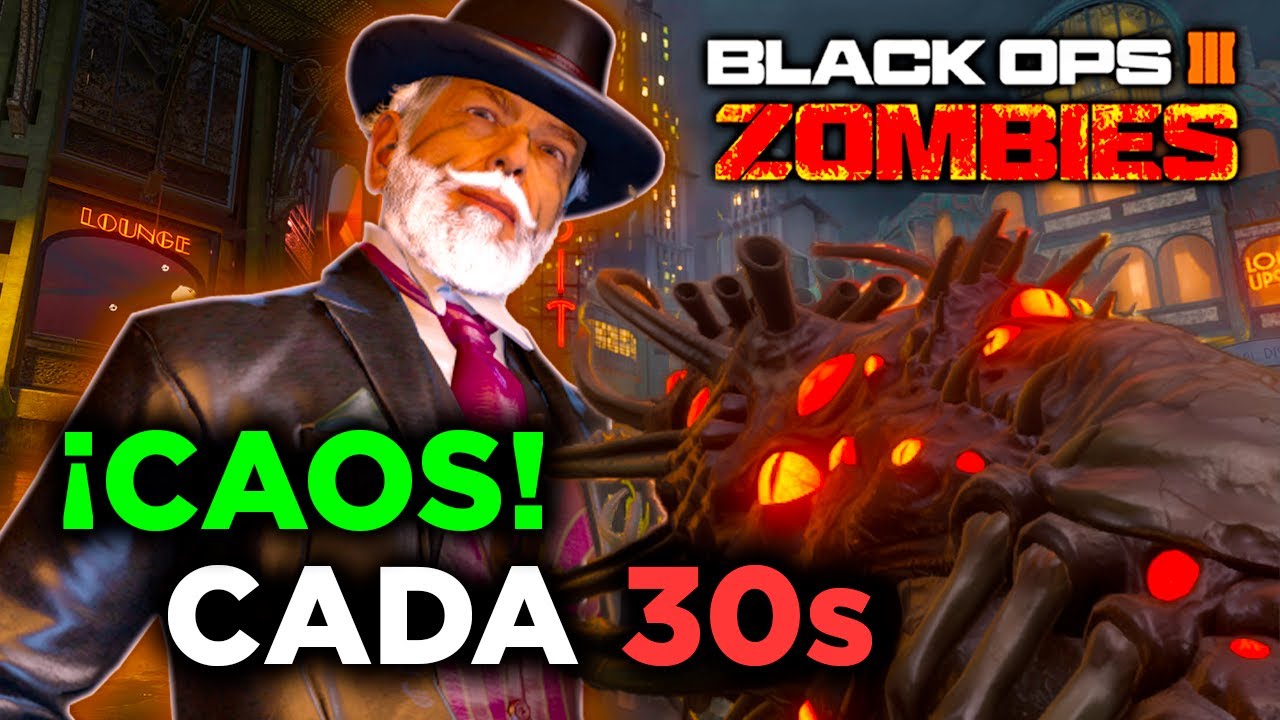 SHADOWS OF EVIL MODO CAOS 🔥 Cada 30s pasa ALGO RANDOM! | Black Ops 3 Zombies