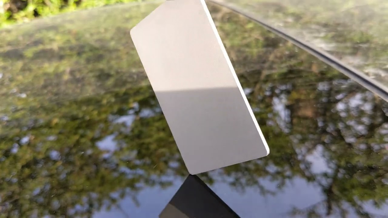 Hooe England Titanium Laser Engraved Metal Plate