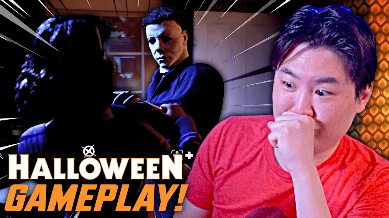 Первый взгляд на многопользовательский геймплей игры Halloween The Game!! [Реакция]