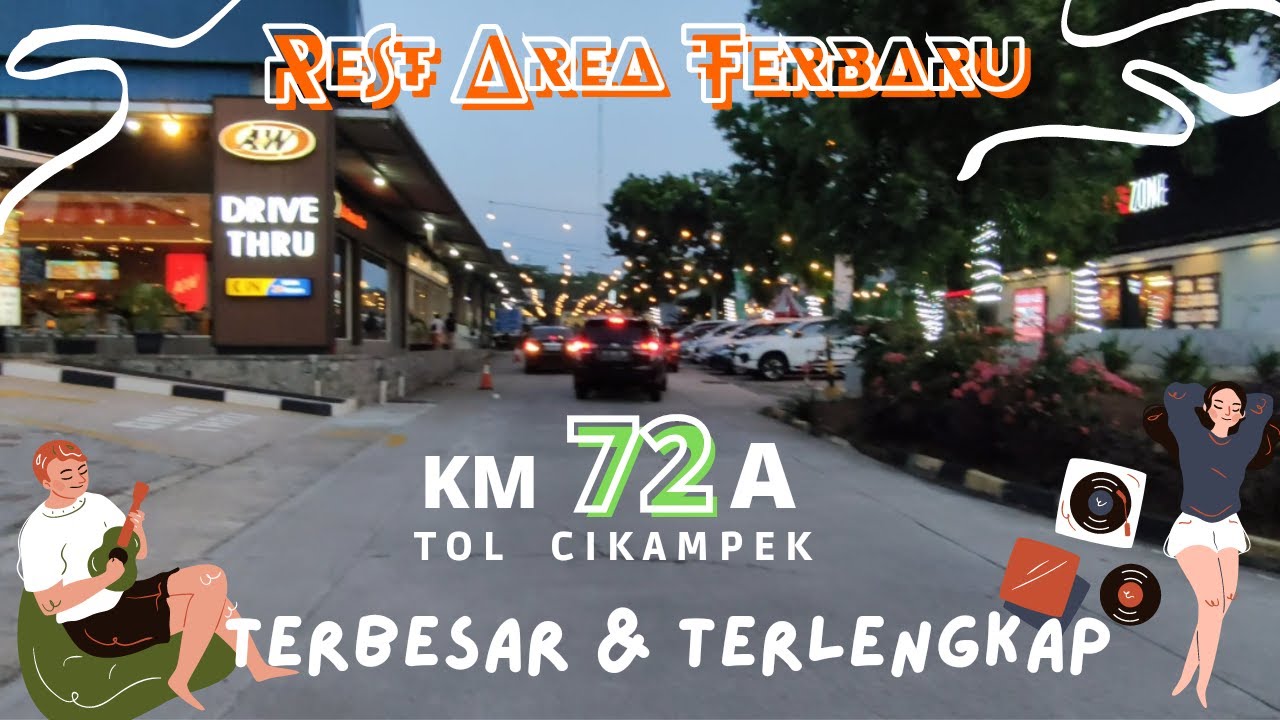 Rest Area Terbaru km.72a Tol Cipularang (Cikampek Pwkt Pdlarang) Terbesar & Terlengkap di Indonesia