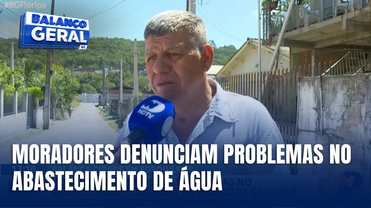 Falta de água em Forquilhas preocupa moradores de São José