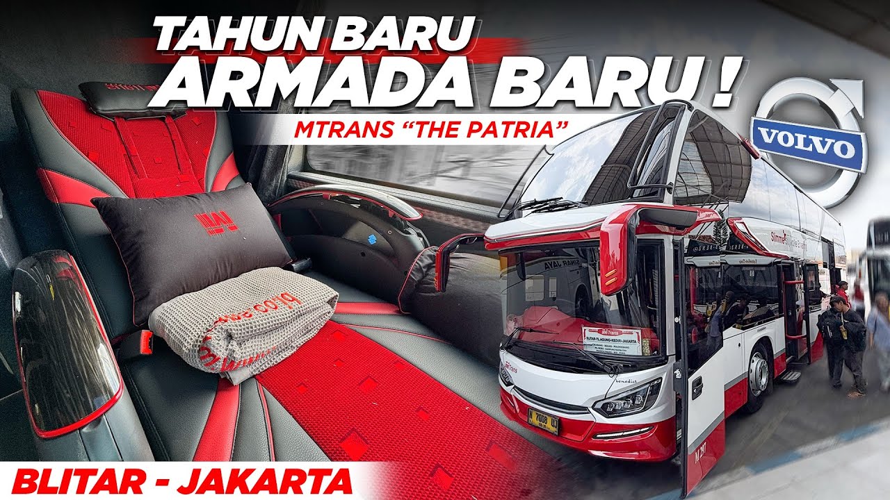 NYOBAIN BUS BARU MASIH KINYIS KINYIS‼️ Trip Report Mtrans Blitar - Jakarta Spesial Armada Baru‼️