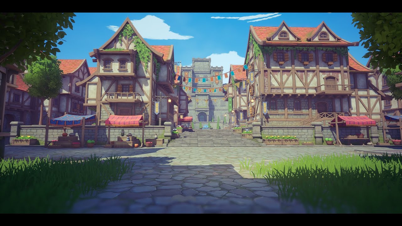 Stylized Medieval Village (Unreal Engine 4)
