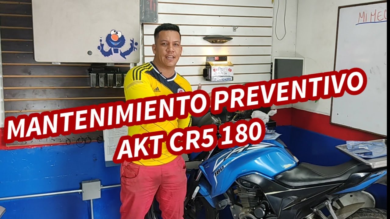 mantenimiento preventivo  CR5 180 (explicado) #akt #mantenimiento #william