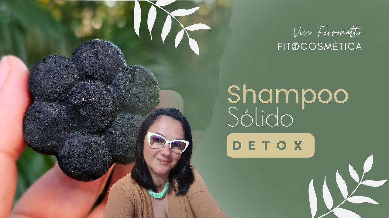 Shampoo Sólido Detox - Vivi Ferronatto Fitocosmética