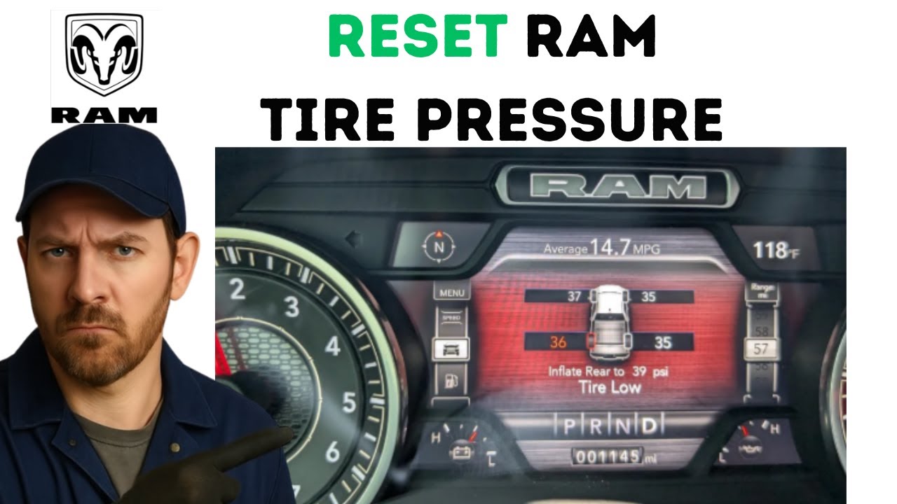 How To Reset Ram 1500 Tire Pressure (TCM Relearn in Minutes)