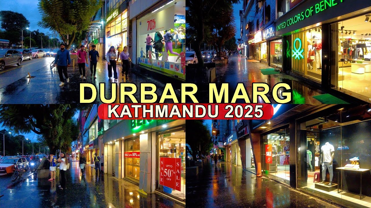 🇳🇵Brand New GRANITE FOOTPATHS in Kathmandu DURBAR MARG After Mayor BALEN Action in Nepal 🇳🇵 2025