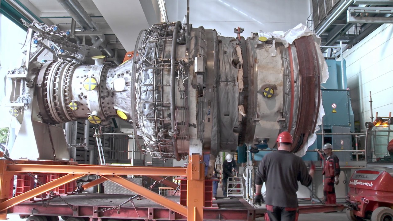 Kraftwerkmodernisierung: Austausch der Gasturbine