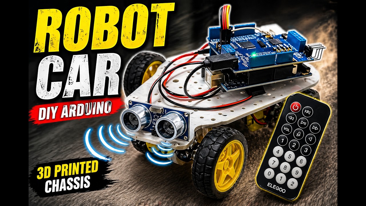 Complete Arduino Robot Car Assembly From Start to Finish