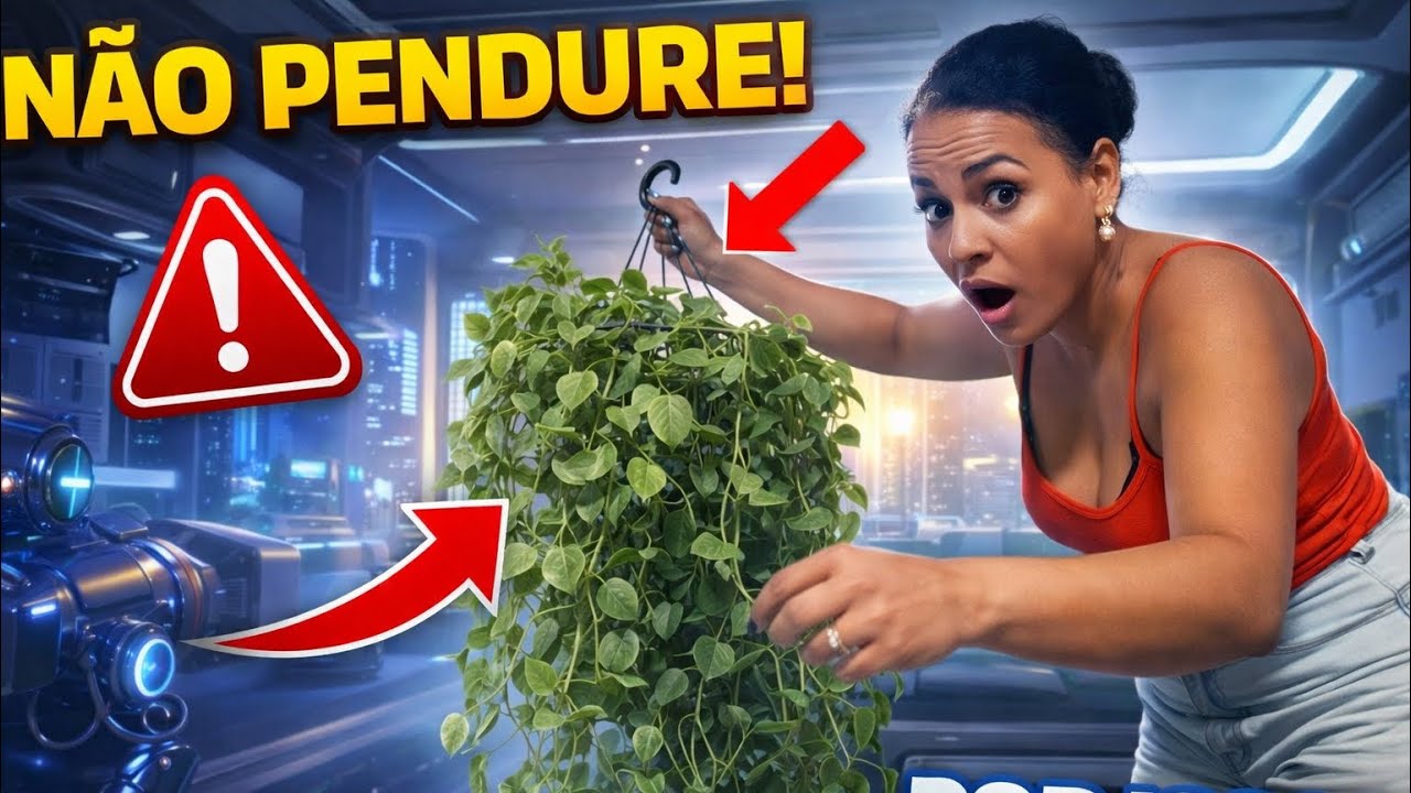 Isso que acontece quando você pendura uma planta na parede da sua cozinha! 