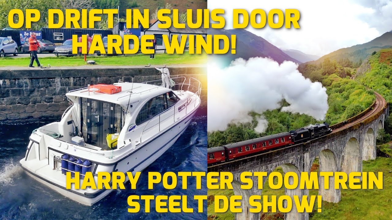 OP DRIFT IN SLUIS DOOR HARDE WIND! HARRY POTTER STOOMTREIN STEELT DE SHOW! #213