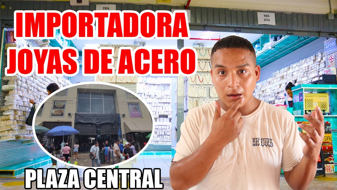 IMPORTADOR DE JOYAS DE ACERO - CENTRO DE LIMA - GALERIA PLAZA CENTRAL