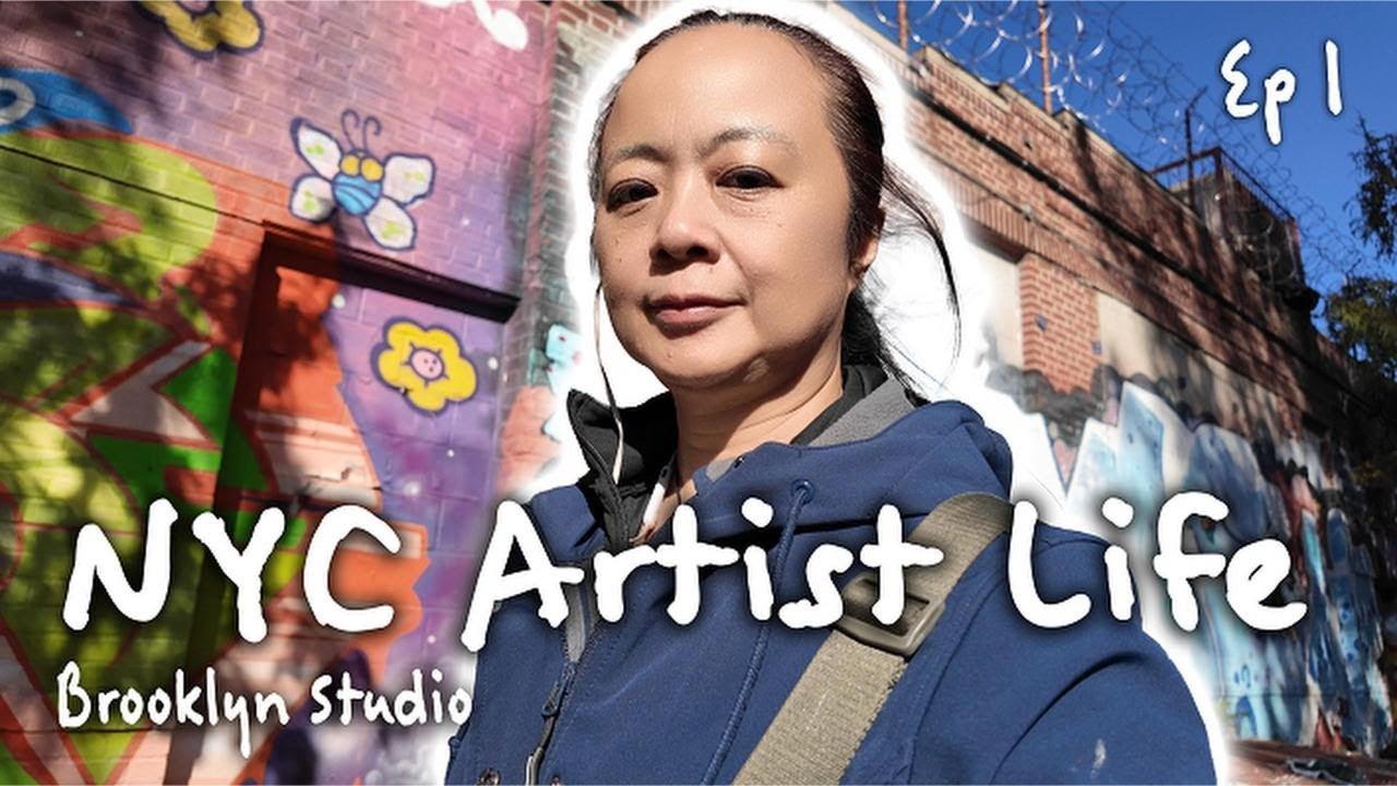 Living the Dream | NYC Artist Life in My First Brooklyn Studio + Large Landscape Painting Process