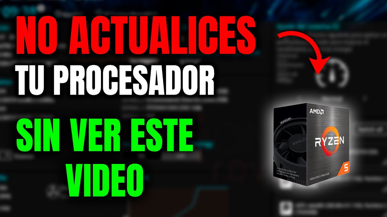 Mira este video ANTES de cambiar tu PROCESADOR⚠️ | ACTUALIZAR BIOS✅