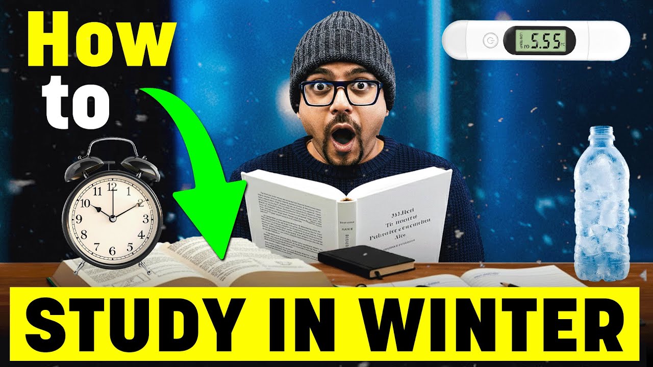 How to Study in Winters ?🤔 The Best Winter Study Routine 🔥| Harsh Sir