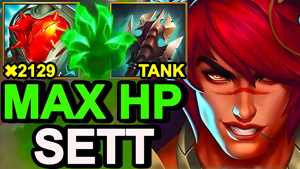 WILD RIFT CHINA SETT TOP - 21KILL HEARTSTEEL MAX TANK SETT BUILD RUNES - Heartsteel Broken OP Item