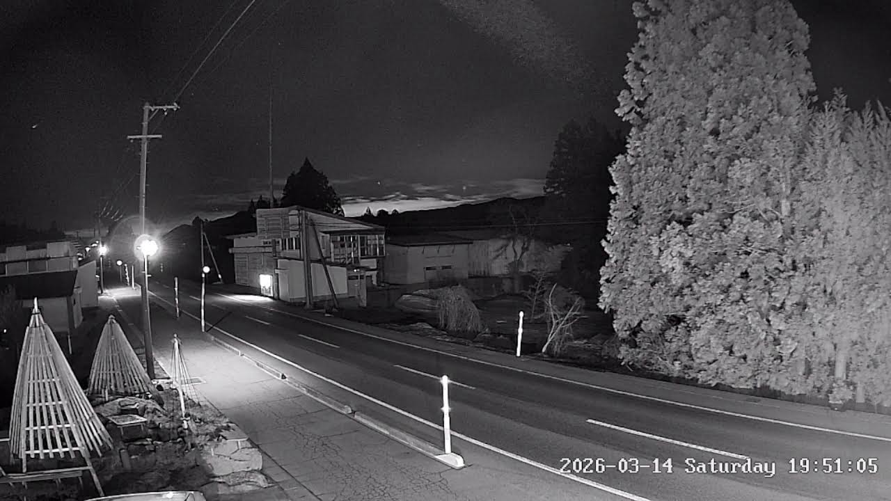 山形県長井市勧進代県道11号ライブカメラ Yamagata Nagai Live camera.world.cam