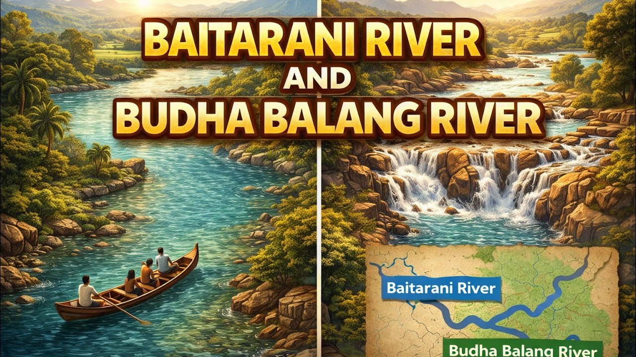 BAITARANI RIVER AND BUDHA BALANG RIVER WITH MAPS PART 3| RI | CGL | ARI..