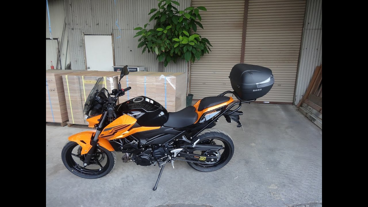 Kawasaki Z400 エンデュランス製 リアキャリア 取り付けてみました。Ninja400 Ninja250 Z250　共通車種　ENDURANCE