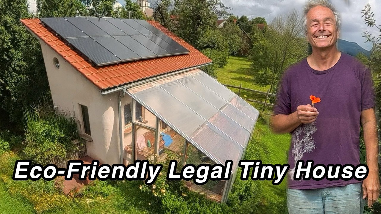 100% Legal Off-Grid Tiny Home Tour in Germany: Eco-Friendly & Self-Sustainable Living
