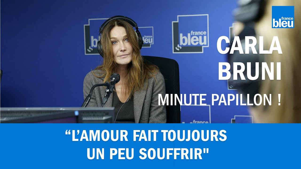 Carla Bruni face à l'amour, confidences intimes