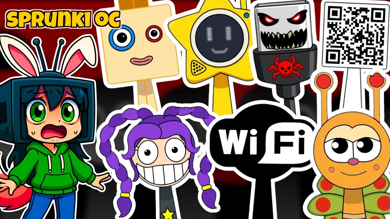 sprunki oc: Lily LoveBraid, Numberblocks & Glowby (Poppy Playtime 5)