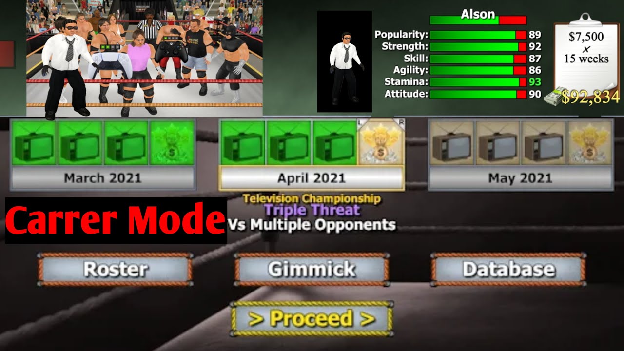 Wrestling Empire Career Mode in Hindi #1