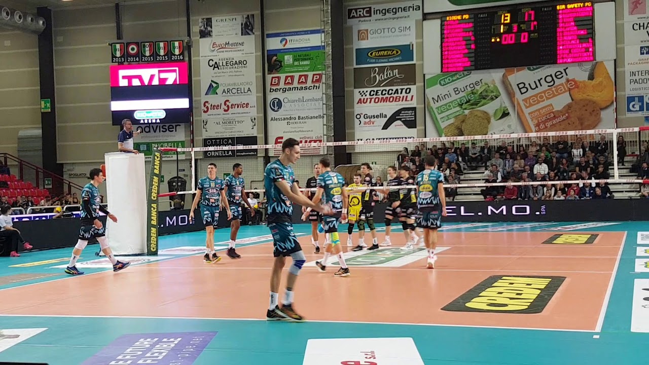KIOENE PADOVA VS PERUGIA VOLLEY MASCHILE SERIE A 2019 YUKI ISHIKAWA OVER THE TOP