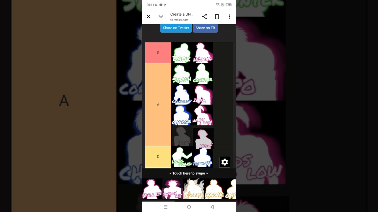 จัด Tier list สไตล์ใน Untitled Boxing Game 