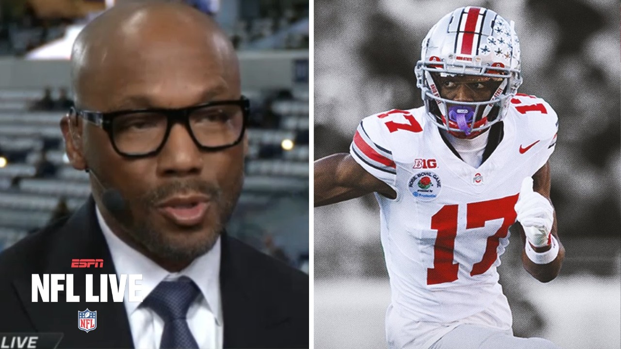 Louis Riddick on NFL Combine: Why the Saints should pull the trigger on Carnell Tate? | NFL LIVE